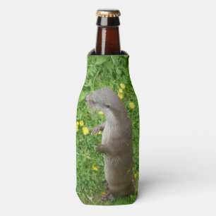 Standing European Otter Bottle Cooler
