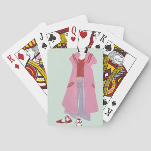 Standing Fashion Figure - Oversized Jacket Playing Cards