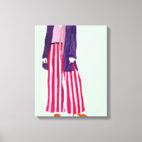 Standing Fashion Figure - Striped Pants