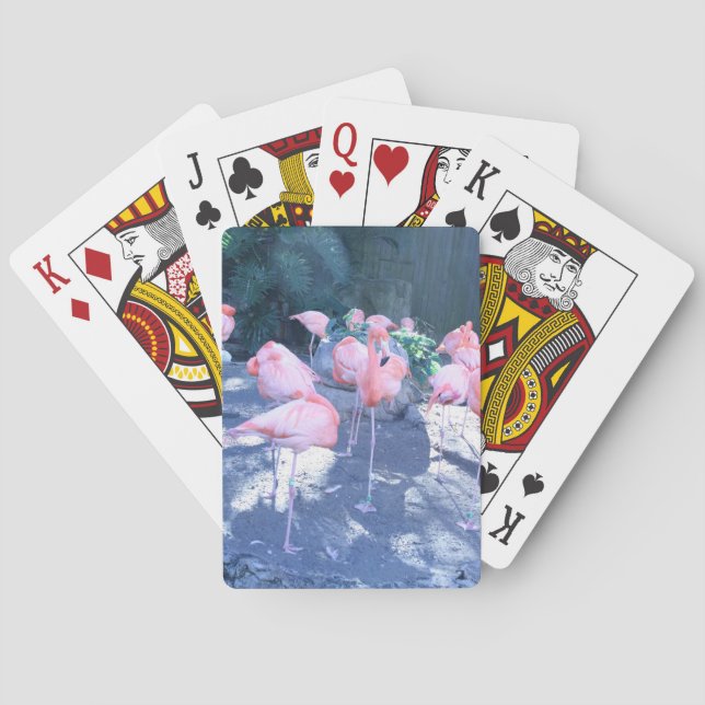 Standing Flamingo Playing Cards (Back)