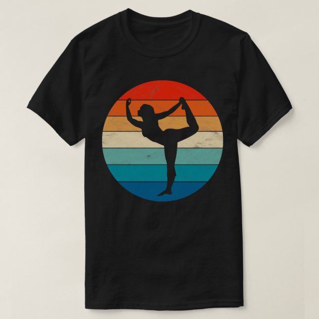 Standing Half Bow Yoga Pose T-Shirt (Design Front)