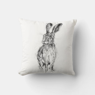 Standing Hare Cushion