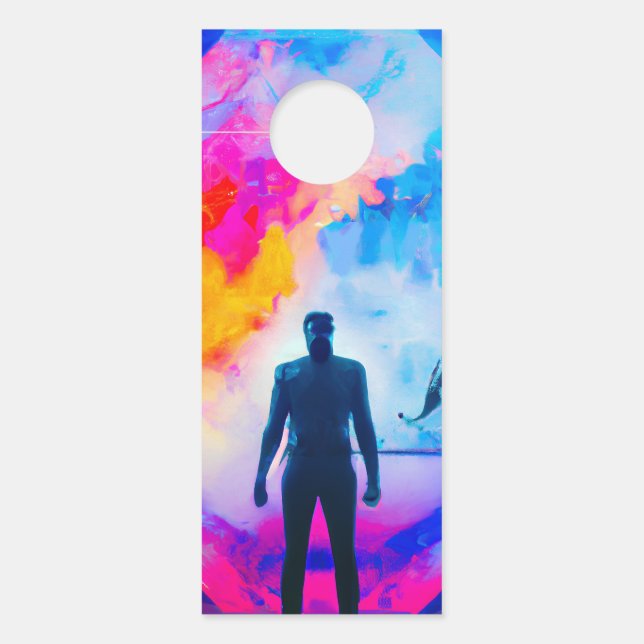 Standing in Colours Door Hanger (Front)