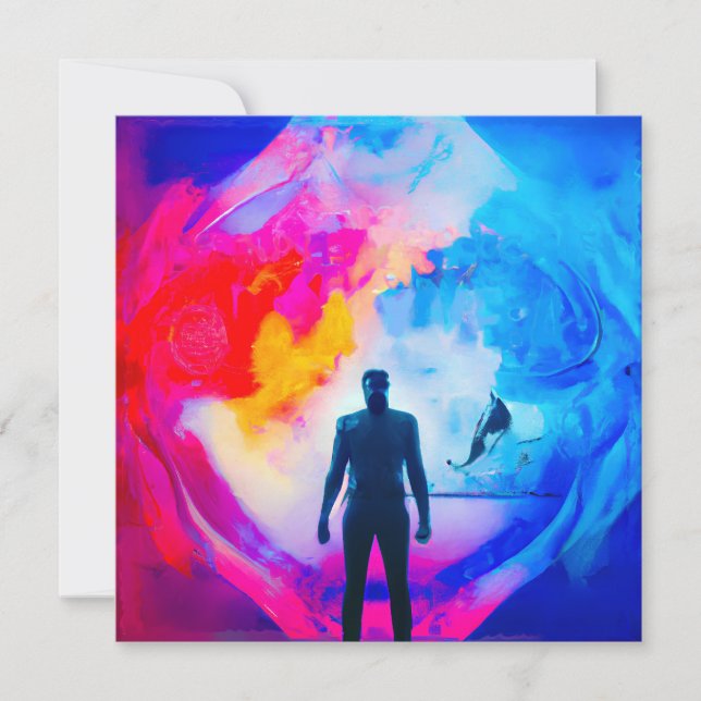 Standing in Colours Invitation (Front)