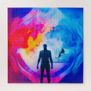 Standing in Colours Jigsaw Puzzle