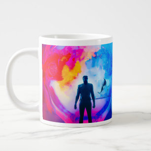 Standing in Colours Large Coffee Mug