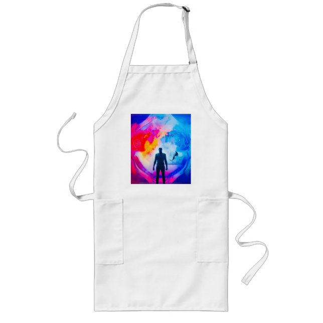 Standing in Colours Long Apron (Front)