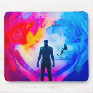 Standing in Colours Mouse Mat