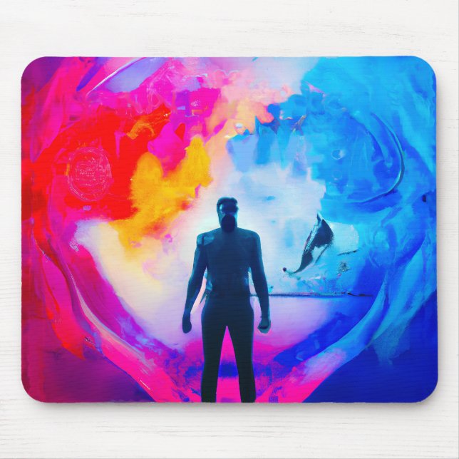 Standing in Colours Mouse Mat (Front)