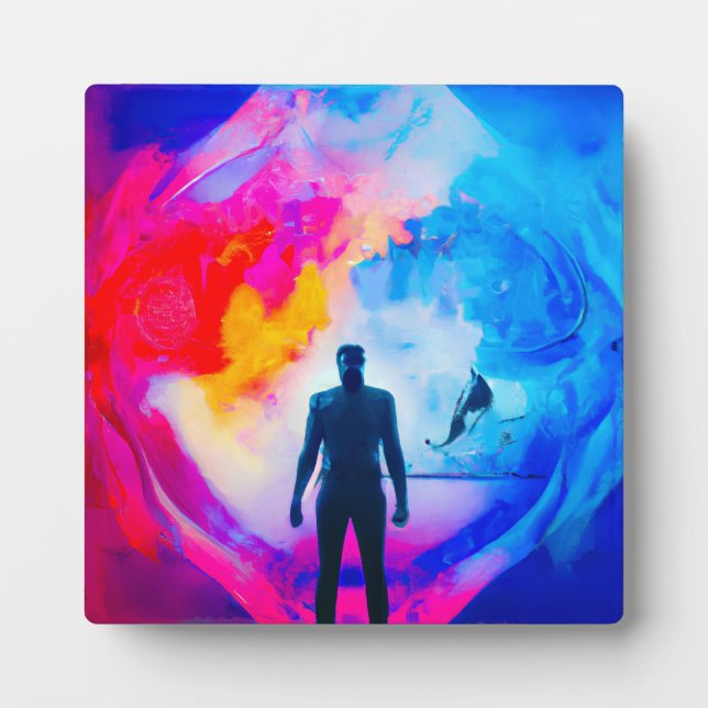 Standing in Colours Plaque (Front)