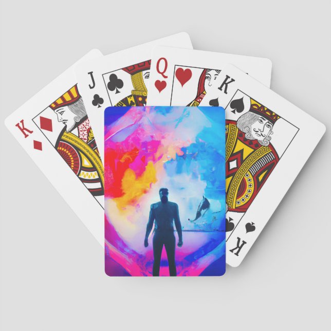 Standing in Colours Playing Cards (Back)