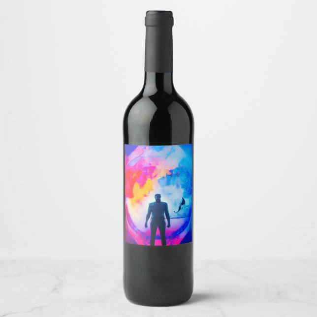 Standing in Colours Wine Label (Front)