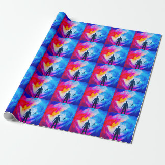 Standing in Colours Wrapping Paper
