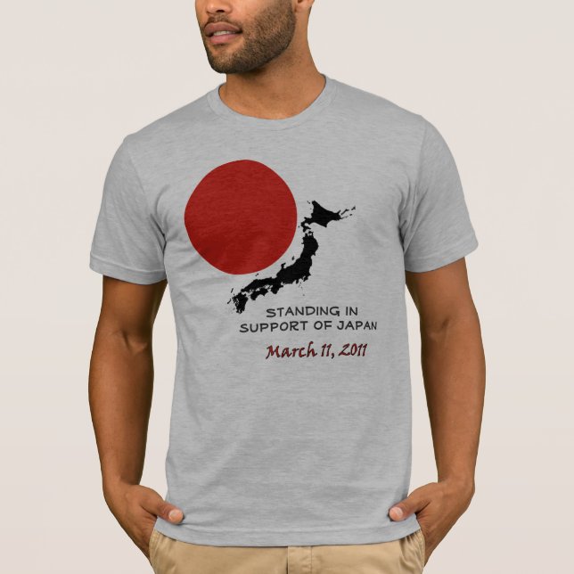Standing In Support Of Japan T-Shirt (Front)