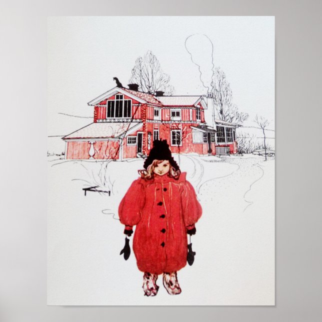 Standing in Winter Snow Poster (Front)