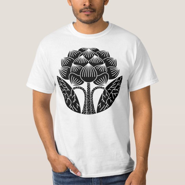 Standing Lotus flower T-Shirt (Front)