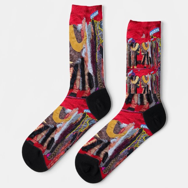  Standing my ground. Socks (Left)