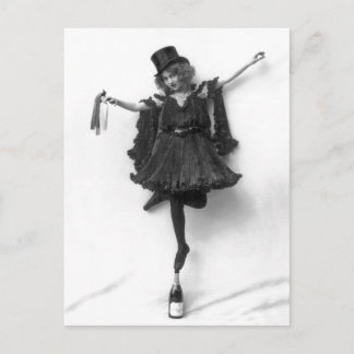 Standing on Champagne Postcard
