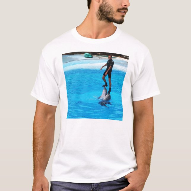 Standing on dolphins T-Shirt (Front)