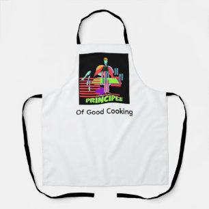 Standing On Principle Of Good Cooking Blk Straps Apron