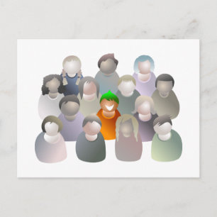 Standing Out Postcard