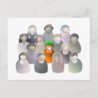 Standing Out Postcard