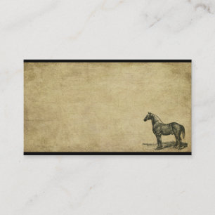 Standing Proud Horse- Prim Biz Cards