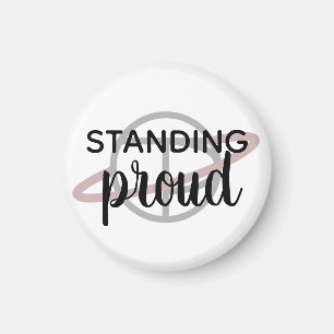 "Standing proud" small magnet