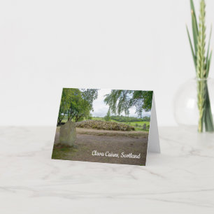 Standing Stone at Clava Cairns, Scotland Card