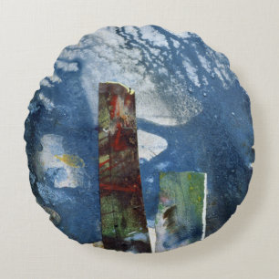 Standing Stones II Round Cushion