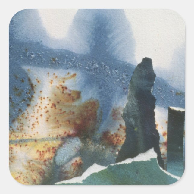 Standing Stones Square Sticker (Front)