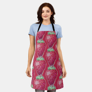 Standing Strawberry Apron