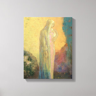 Standing Veiled Woman Canvas Print