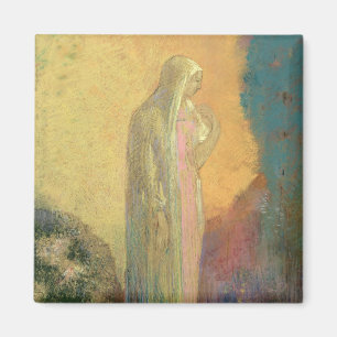 Standing Veiled Woman Magnet