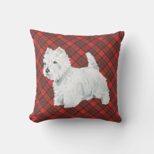 Standing Westie Cushion