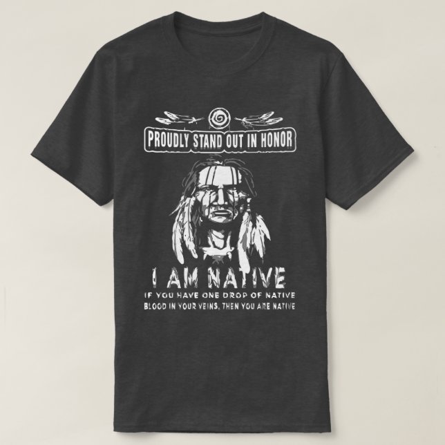 Standing with rock 1  T-Shirt (Design Front)