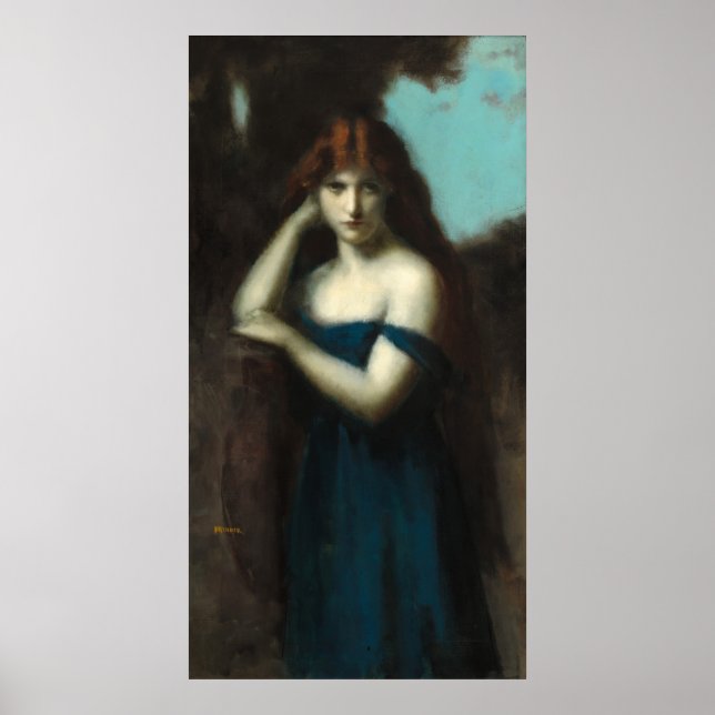 Standing Woman - Jean-Jacques Henner Fine Art Poster (Front)