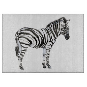 Standing Zebra Cutting Board