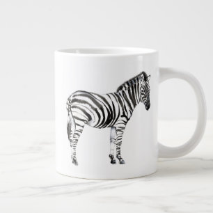 Standing Zebra Large Coffee Mug
