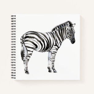 Standing Zebra Notebook