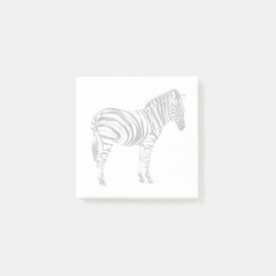 Standing Zebra Post-it Notes
