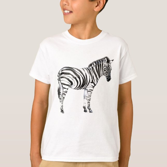 Standing Zebra T-Shirt (Front)