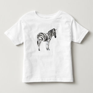 Standing Zebra Toddler T-Shirt
