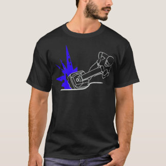 Standup Jet Ski Carving Rider JS550 Design T-Shirt