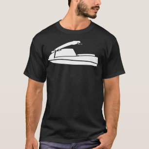 Standup Jet Ski Retro JS 550 Silhouette  T-Shirt
