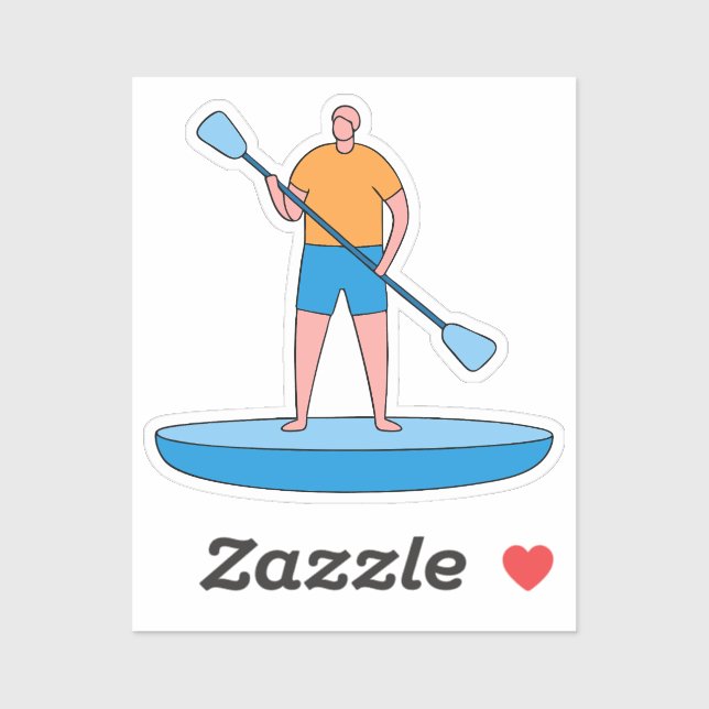 Standup Paddle Board Retro Vintage Design Gift (Sheet)