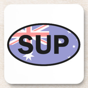 Standup Paddleboard Australia Flag Coaster