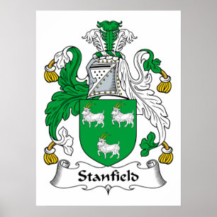 Stanfield Family Crest Poster