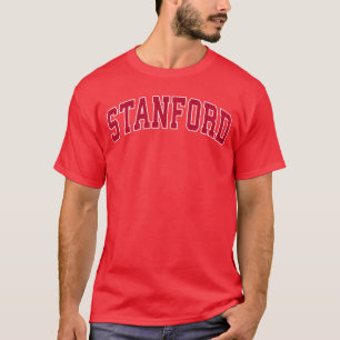 Stanford California CA Vintage Sports Design Red D T-Shirt