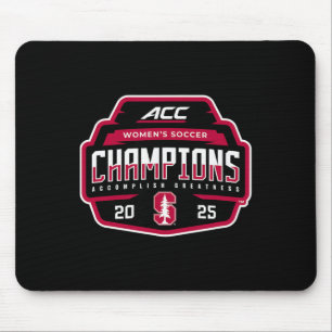 Stanford Cardinal Acc Champs 2025 Women's Soccer  Mouse Mat